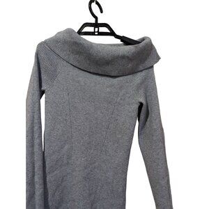 Michael Michael Kors gray cowl neck sweater textured knit medium fall winter